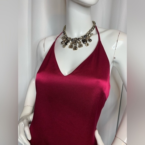 Halston Heritage Slip Dress in Mauve - Picture 7 of 13